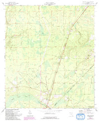 Bryceville 1964 topographic map thumbnail