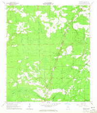 Bryceville 1964 topographic map preview