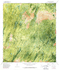 Burns Lake 1972 topographic map thumbnail