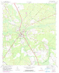 Callahan 1970 topographic map thumbnail