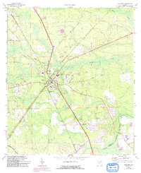 Callahan 1970 topographic map thumbnail
