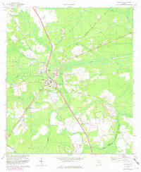 Callahan 1970 topographic map thumbnail