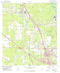Cantonment 1978 topographic map thumbnail