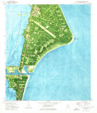 Cape Canaveral 1976 topographic map thumbnail
