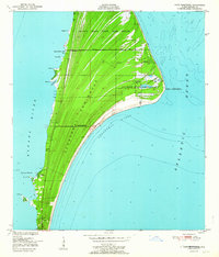 Cape Canaveral 1951 topographic map thumbnail