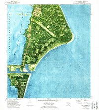 Cape Canaveral 1976 topographic map thumbnail