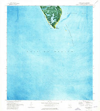 Cape Romano 1973 topographic map preview