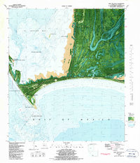 Cape San Blas 1982 topographic map thumbnail