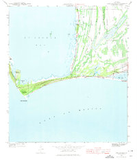 Cape San Blas 1943 topographic map thumbnail