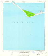 Cape St. George 1945 topographic map thumbnail