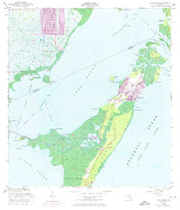 Card Sound 1956 topographic map thumbnail