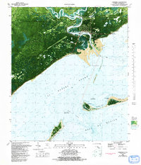Carrabelle 1981 topographic map thumbnail