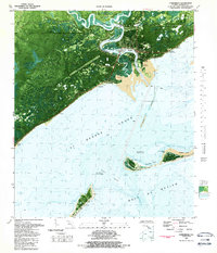 Carrabelle 1981 topographic map thumbnail