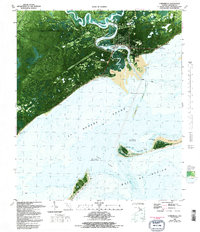 Carrabelle 1981 topographic map thumbnail