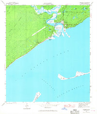 Carrabelle 1943 topographic map preview