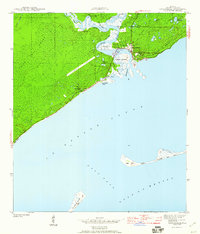 Carrabelle 1944 topographic map preview