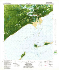 Carrabelle 1981 topographic map thumbnail