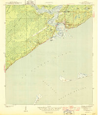 Carrabelle 1944 topographic map preview