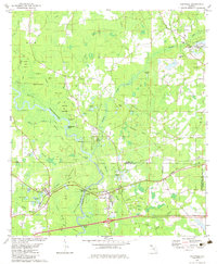 Caryville 1982 topographic map thumbnail