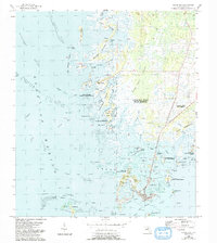 Cedar Key 1955 topographic map thumbnail