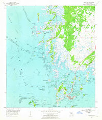 Cedar Key 1955 topographic map thumbnail