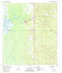 Chassahowitzka 1954 topographic map thumbnail