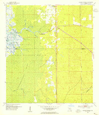 Chassahowitzka 1954 topographic map thumbnail