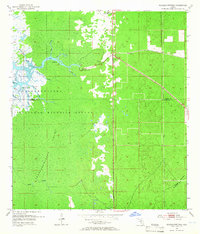Chassahowitzka 1954 topographic map thumbnail