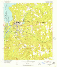Chattahoochee 1955 topographic map thumbnail