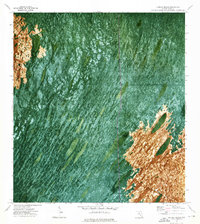 Chekika Island 1972 topographic map thumbnail