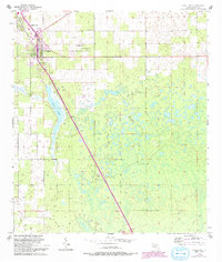 Chiefland 1954 topographic map thumbnail