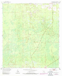 Chiefland SW 1954 topographic map thumbnail