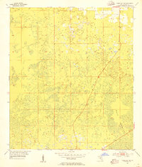 Chiefland SW 1954 topographic map thumbnail