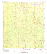 Chiefland SW 1954 topographic map thumbnail