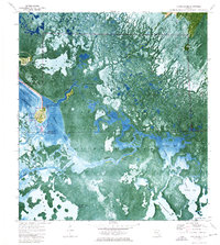 Chokoloskee 1974 topographic map thumbnail