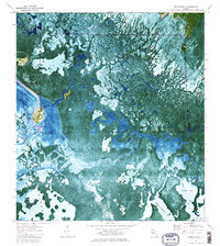 Chokoloskee 1974 topographic map thumbnail