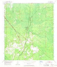 Clara 1954 topographic map thumbnail