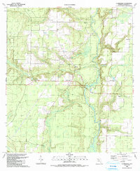Clarksville 1990 topographic map thumbnail