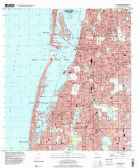 Clearwater 1995 topographic map thumbnail