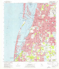 Clearwater 1974 topographic map thumbnail