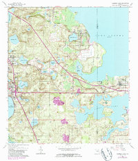 Clermont East 1962 topographic map thumbnail