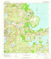 Clermont East 1962 topographic map thumbnail