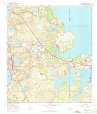 Clermont East 1962 topographic map thumbnail