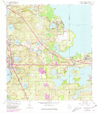 Clermont East 1962 topographic map thumbnail