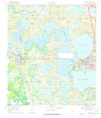 Clermont West 1969 topographic map thumbnail