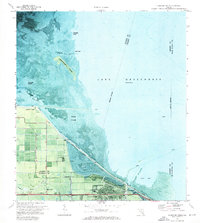 Clewiston North 1971 topographic map thumbnail