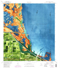 Clewiston North 1971 topographic map thumbnail