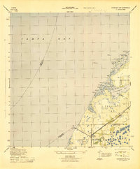 Cockroach Bay 1945 topographic map thumbnail