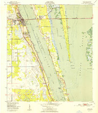 Cocoa 1951 topographic map thumbnail