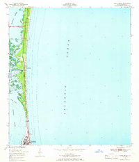 Cocoa Beach 1949 topographic map preview